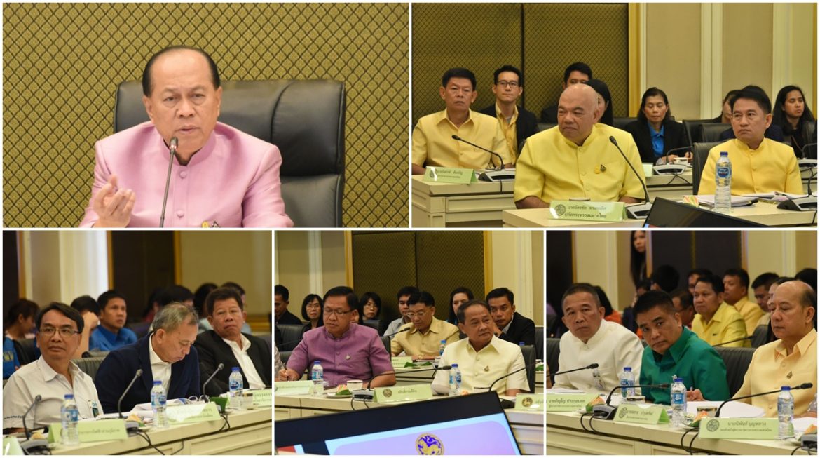 มท.1 มอบนโยบายผู้ตรวจราชการ มท. เน้นย้ำ ผู้ตรวจฯ ต้องเป็น “ผู้ช่วยโค้ช” ตรวจติดตามการขับเคลื่อนนโยบายในระดับพื้นที่